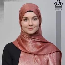 Chiffon hijab fancy Islamic ware
