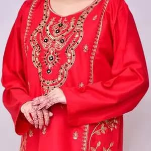 Red Roz raining formal